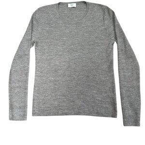 Maryam Nassir Zadeh Lightweight Gray Crewneck Sweater Size XL